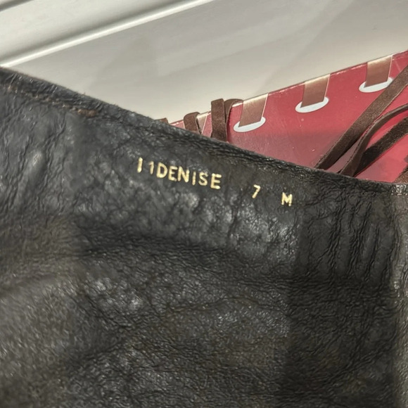 Donald Pliner Women’s Couture Brown Suede Fringe Boots Denise Knee High Beaded 7 - Picture 11 of 14